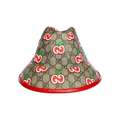 Gucci Red Apples Monogram Bucket Hat