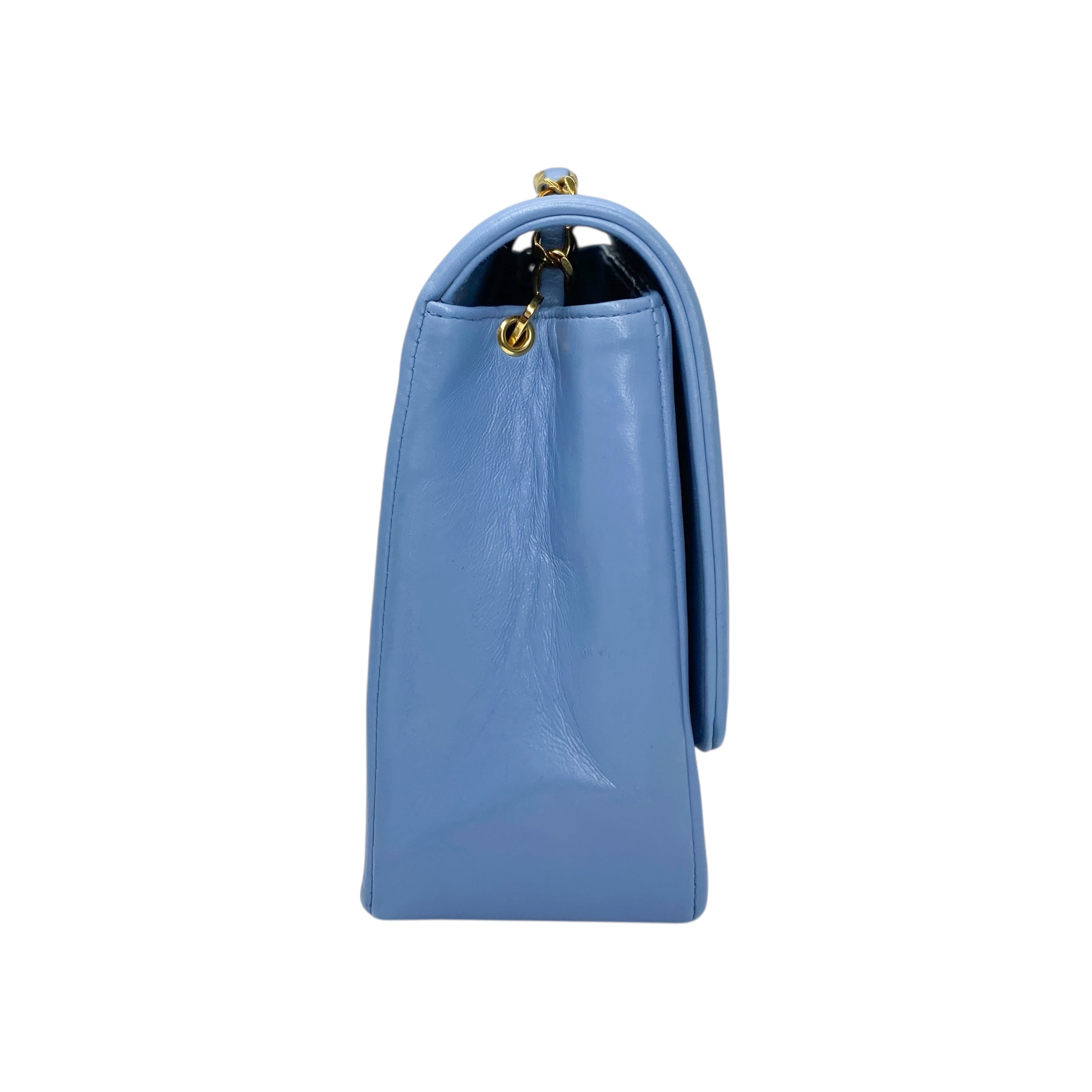 Chanel Blue Vintage Diana Shoulder Bag