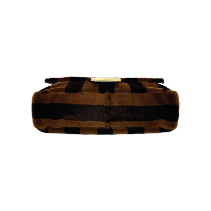 Fendi Pecan Plush Mama Baguette