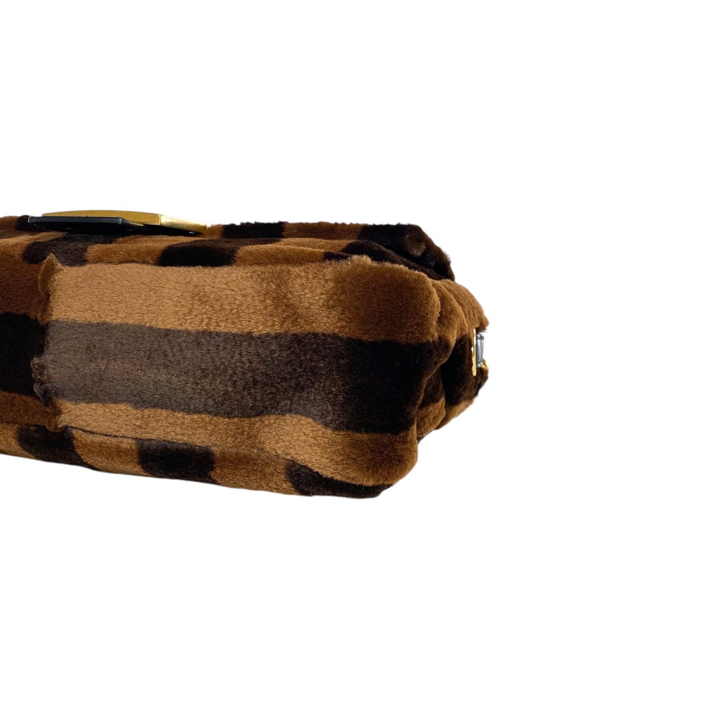 Fendi Pecan Plush Mama Baguette