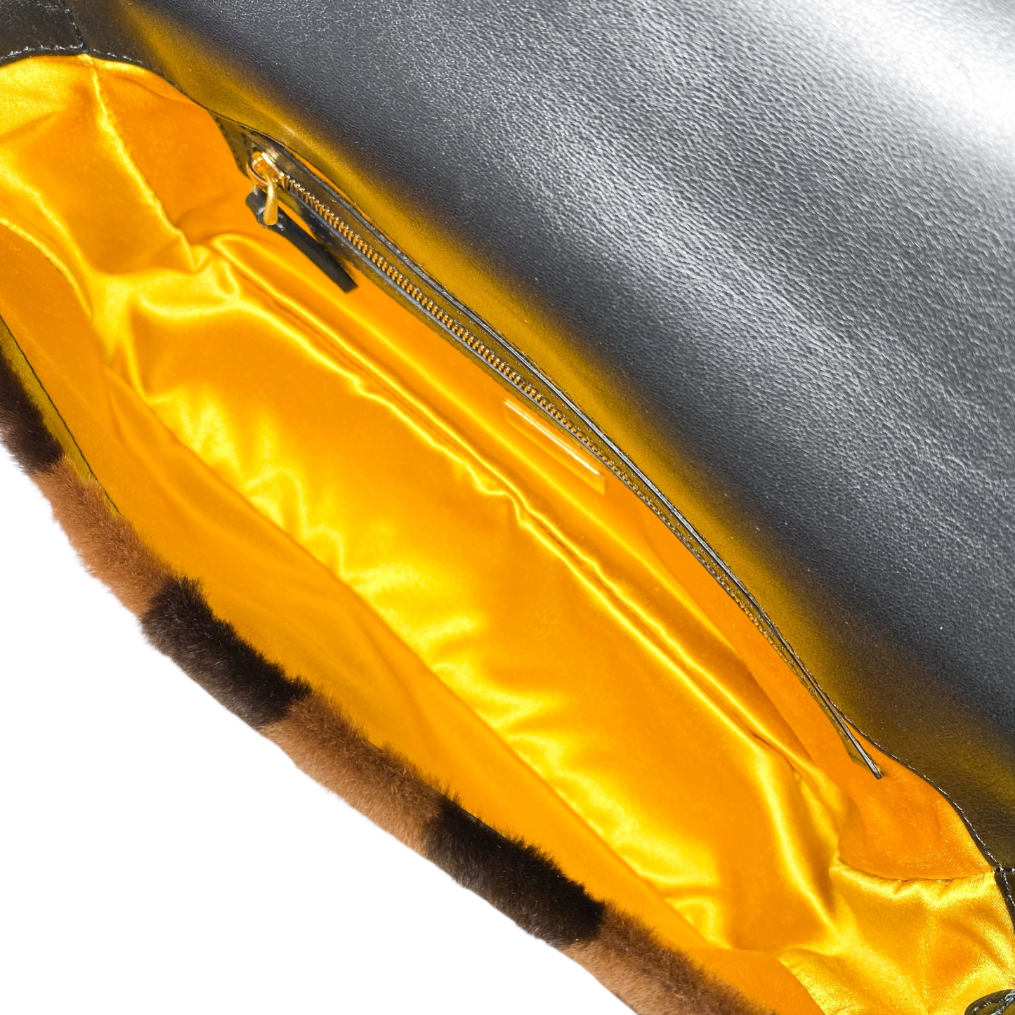 Fendi Pecan Plush Mama Baguette