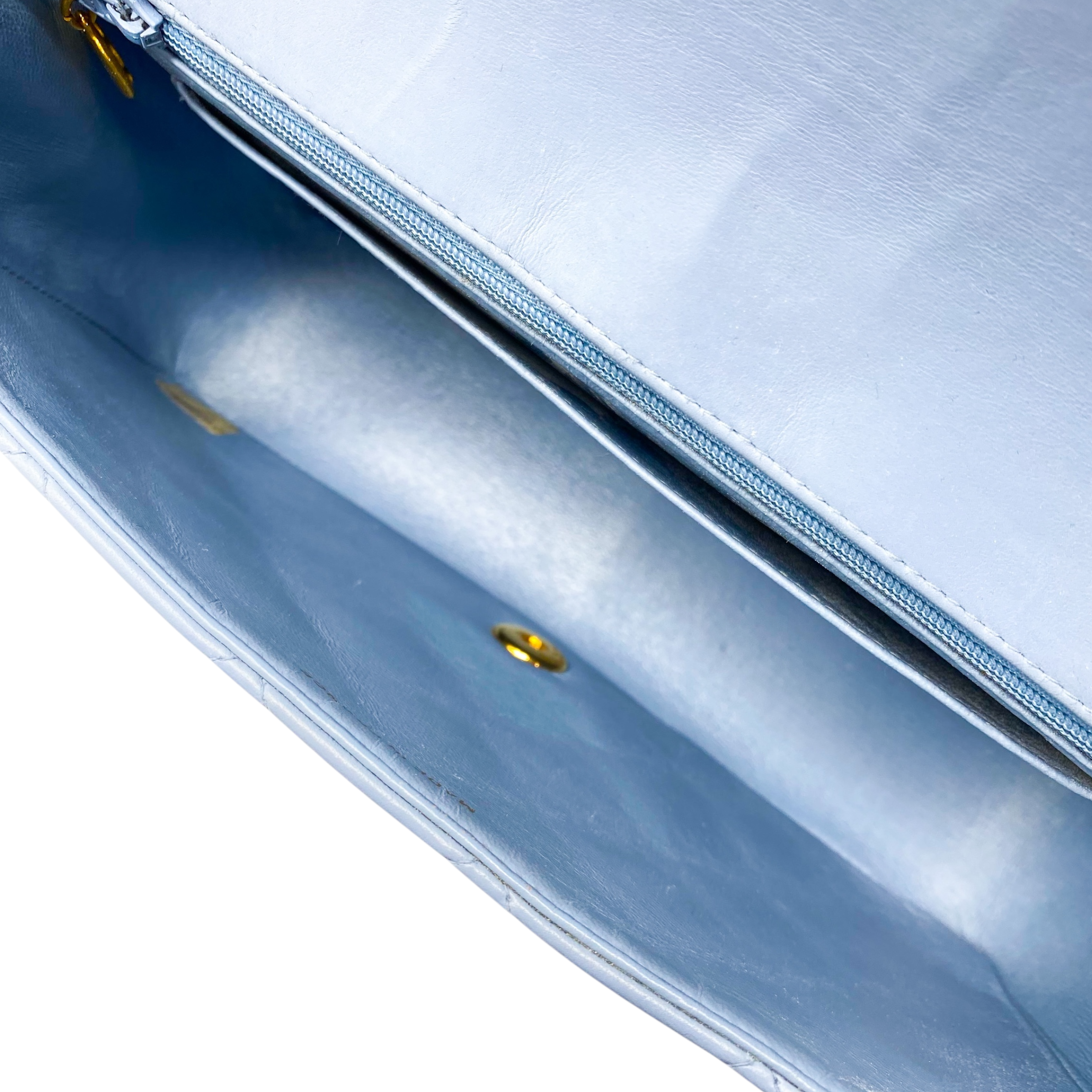 Chanel Blue Vintage Diana Shoulder Bag