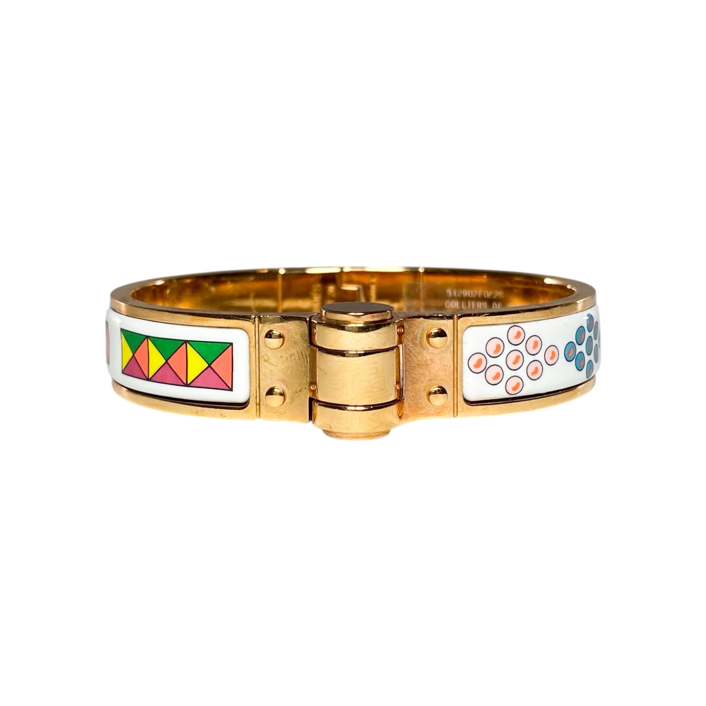 Hermes Colliers de Chiens Narrow Hinge Bracelet