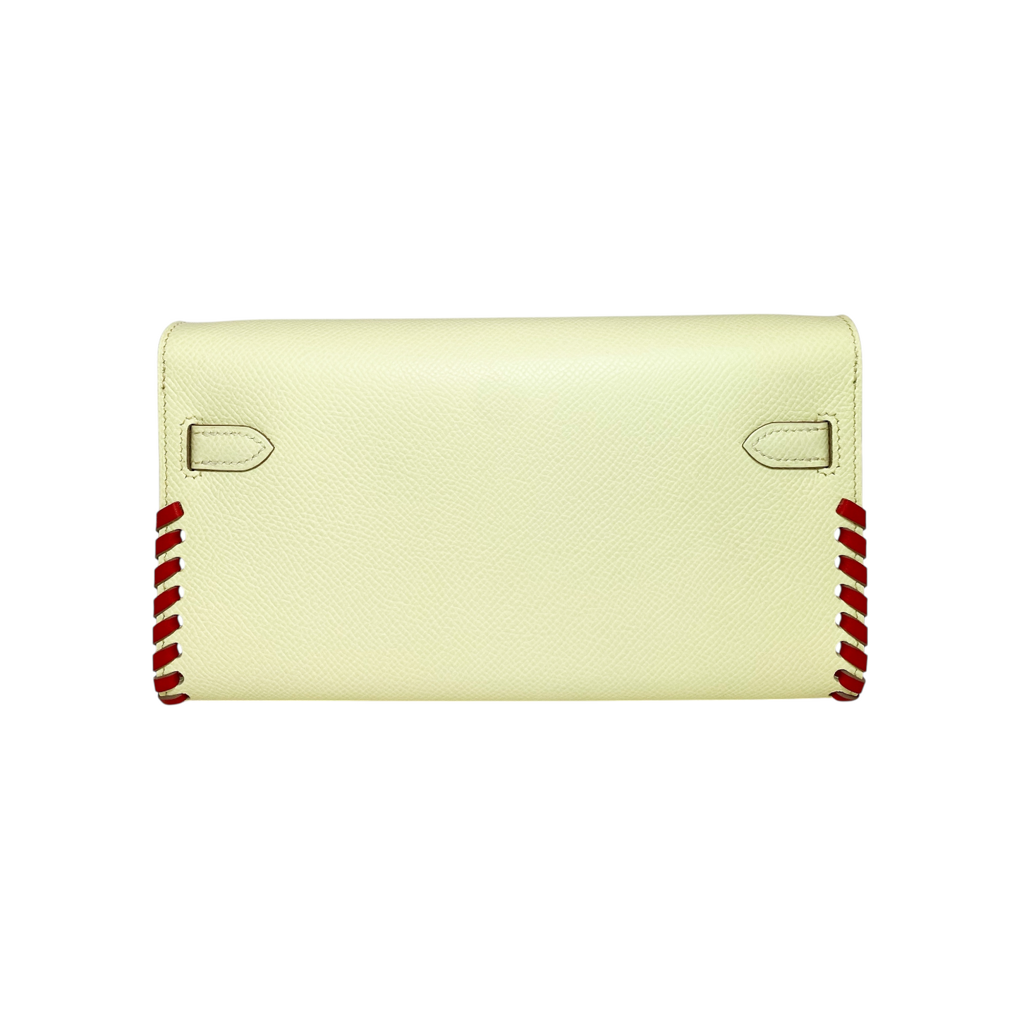 Hermes Kelly To Go Tressage Jaune Milton Rouge Epsom Palladium Hardware
