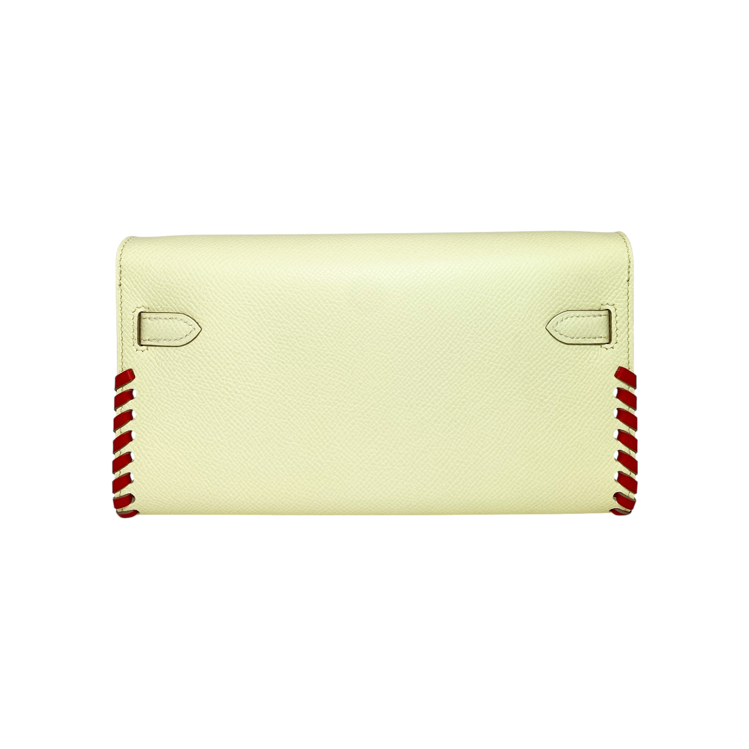 Hermes Kelly To Go Tressage Jaune Milton Rouge Epsom Palladium Hardware