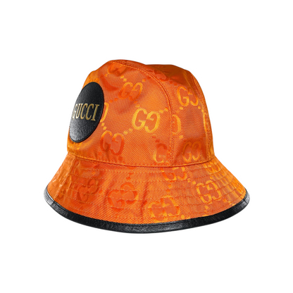 Gucci Orange Monogram Bucket Hat