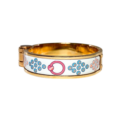 Hermes Colliers de Chiens Narrow Hinge Bracelet