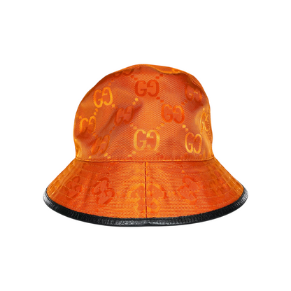 Gucci Orange Monogram Bucket Hat