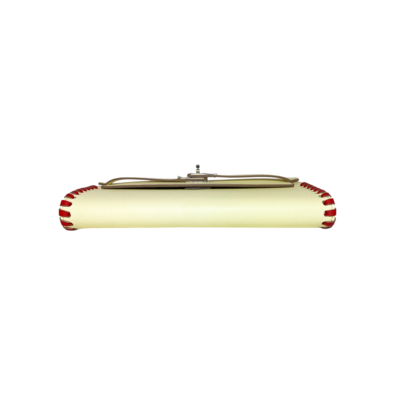 Hermes Kelly To Go Tressage Jaune Milton Rouge Epsom Palladium Hardware