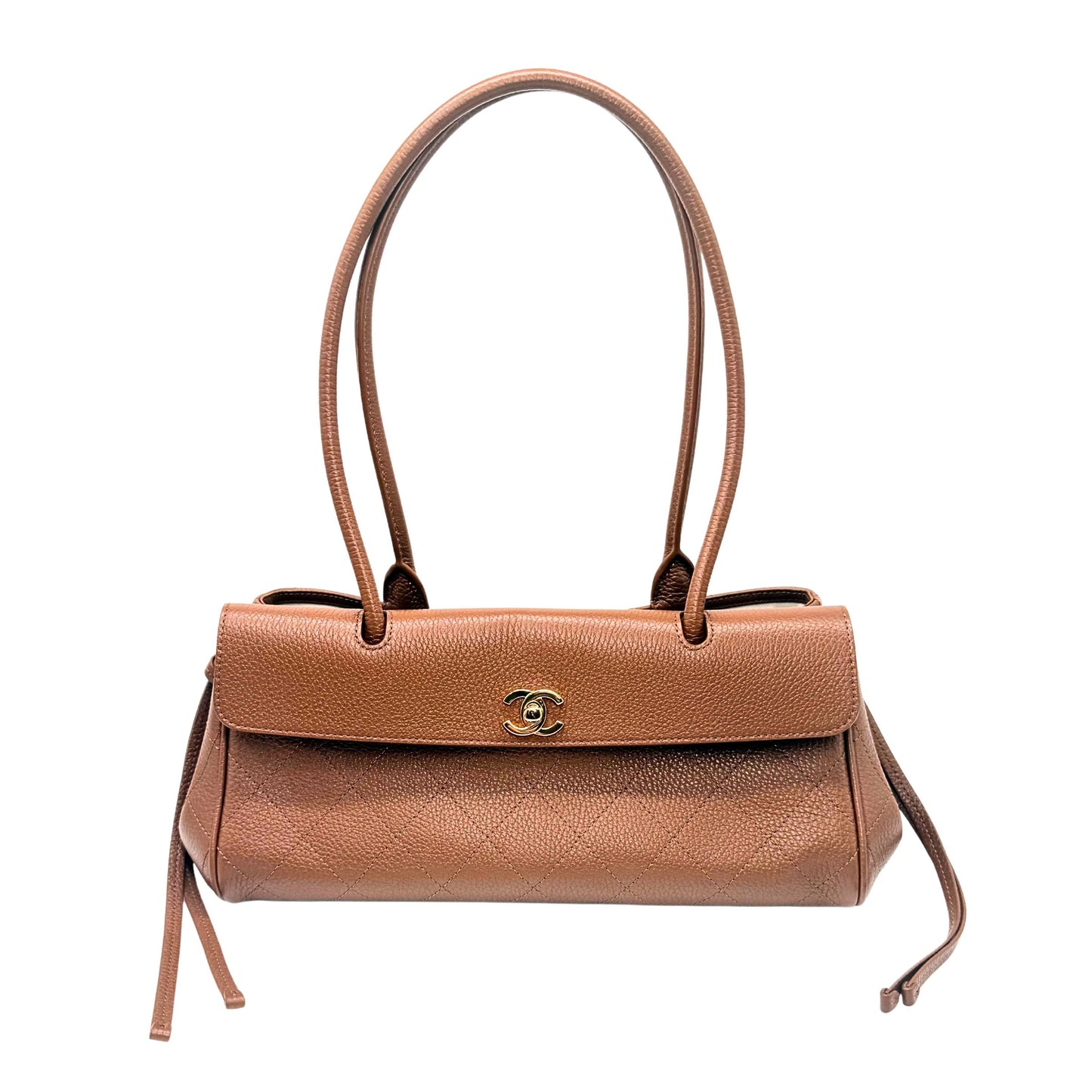 Chanel Camel “Urban Essential" East West Shoulder Bag