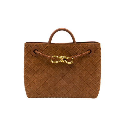 Bottega Veneta Amber Suede Small Andiano Tote