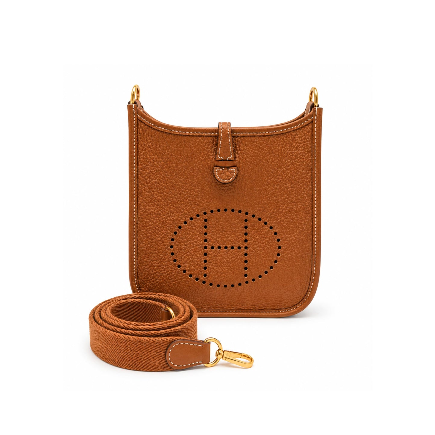Hermes Gold Evelyn Clemence TPM with Gold Hardware