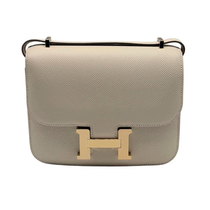 Hermès Constance 18 Craie Epsom Permabrass Hardware