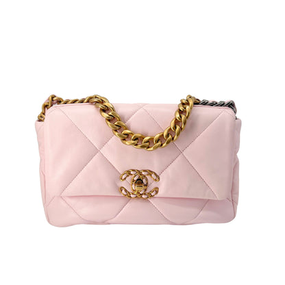 Chanel 19 Medium Light Pink Flap Bag