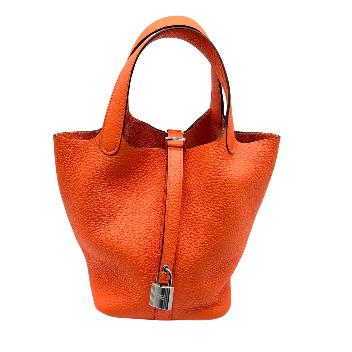 Hermès Picotin Lock 18 in Orange Minium Clemence