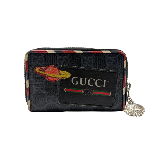 Gucci GG Monogram Night Courier Supreme Zip Wallet