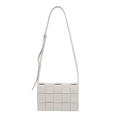 Bottega Veneta White Cassette Shoulder Bag