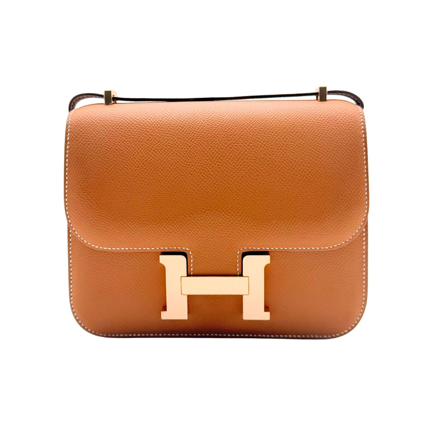 Hermès Constance 18 Gold Epsom Rose Gold Hardware