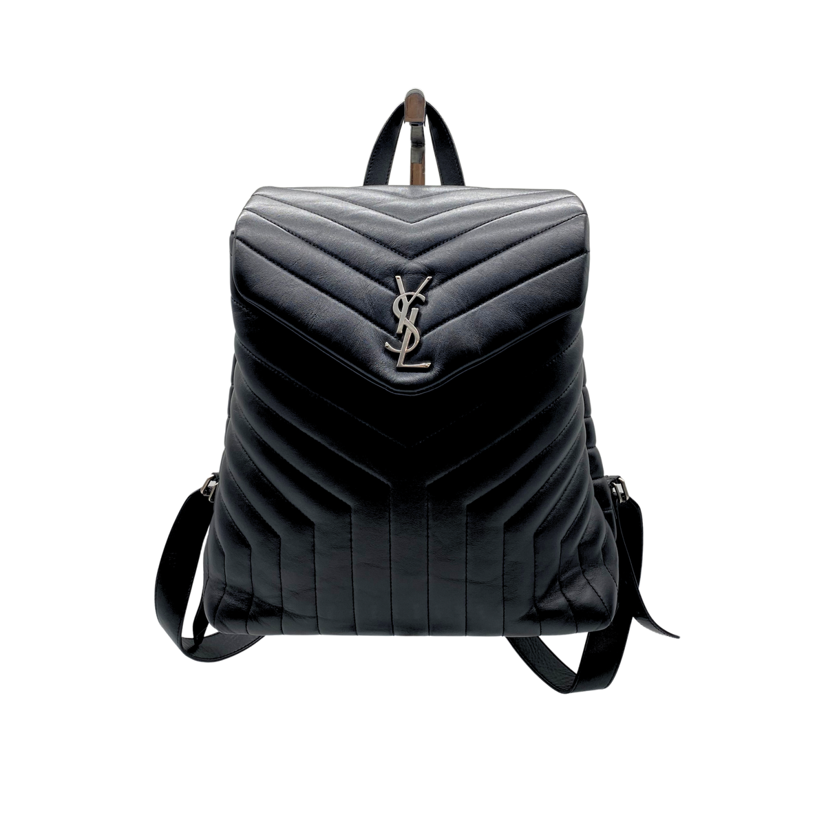 Saint Laurent Loulou Leather Backpack