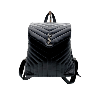 Saint Laurent Loulou Leather Backpack
