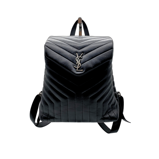 Saint Laurent Loulou Leather Backpack
