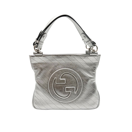 Gucci Silver Blondie Shoulder Bag