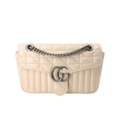 Gucci Bone GG Marmont Shoulder Bag