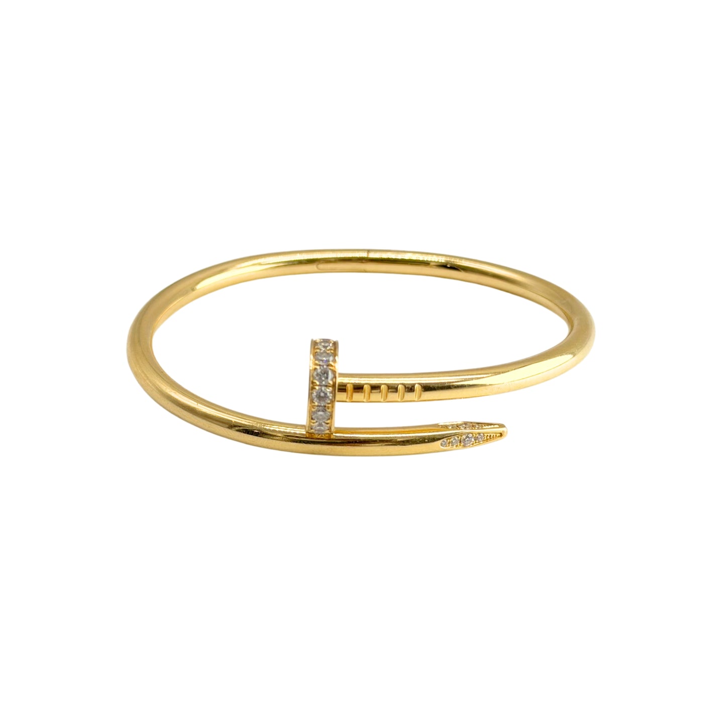 Cartier Juste un Clou Bracelet Gold with Diamonds, Classic Model