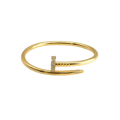 Cartier Juste un Clou Bracelet Gold with Diamonds, Classic Model