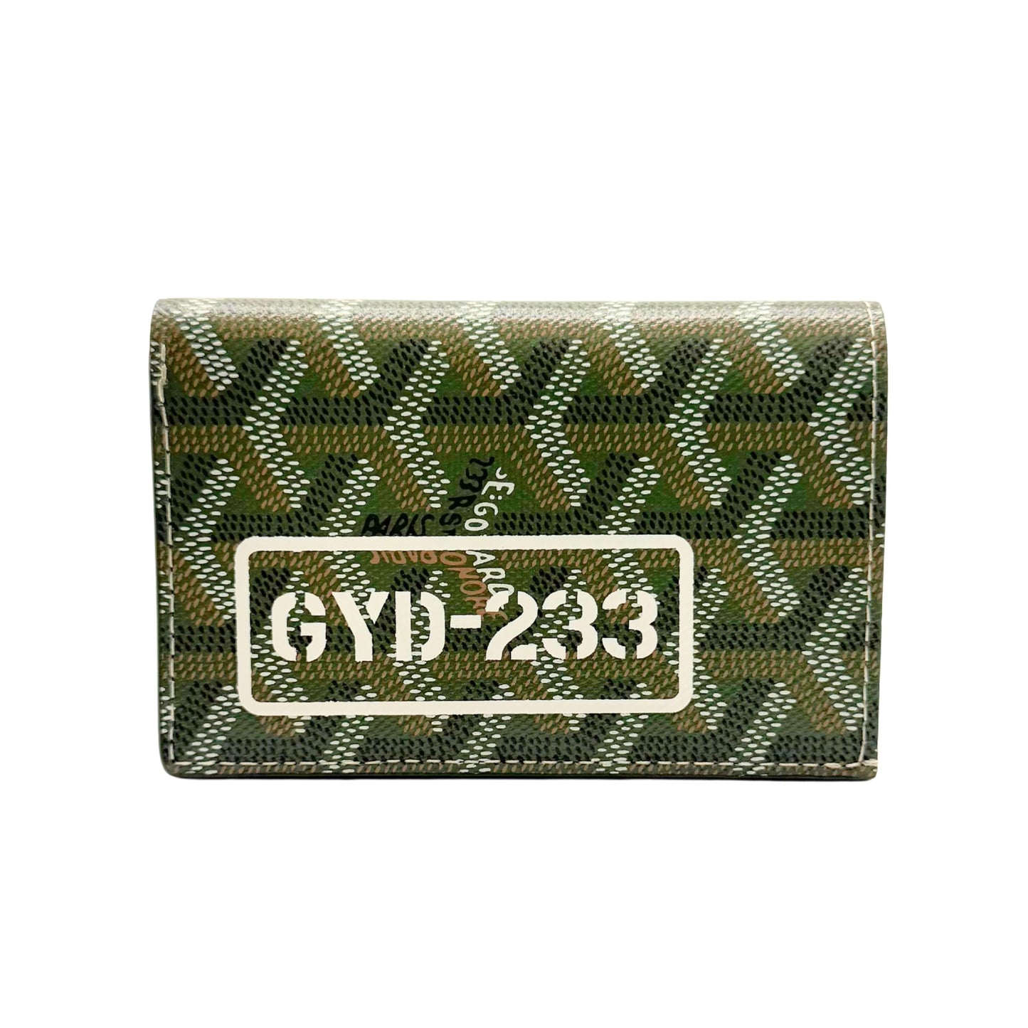 Goyard Saint Pierre Goyardine Green Card Holder