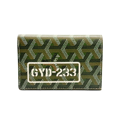 Goyard Saint Pierre Goyardine Green Card Holder
