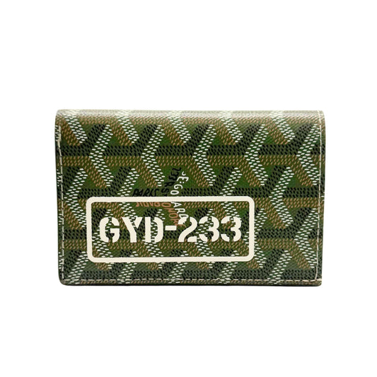 Goyard Saint Pierre Goyardine Green Card Holder