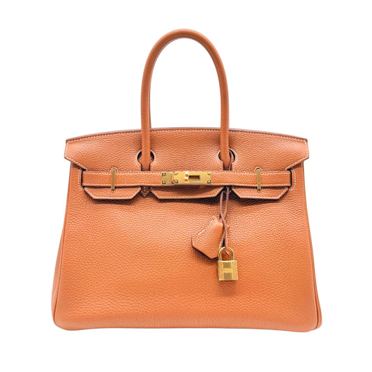 Hermes Birkin 30 Gold Togo Gold Hardware