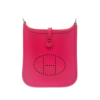 Hermes Evelyne TPM Rose Mexico Palladium Hardware