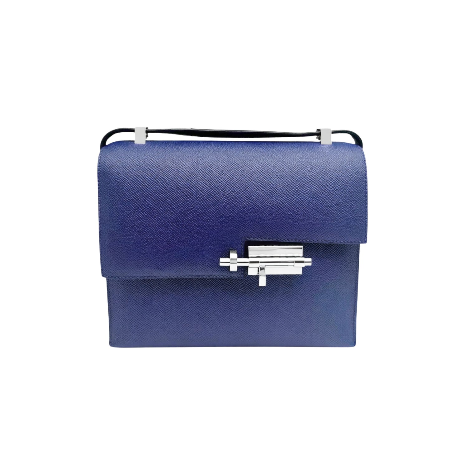 Hermes Verrou 23 Bleu Encre Palladium Hardware Shoulder Bag