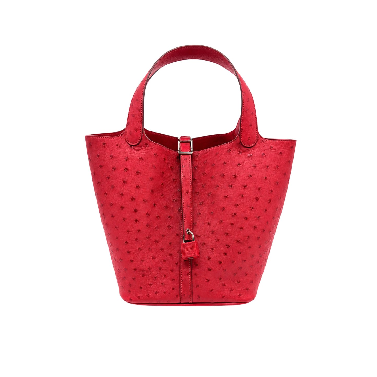 Hermes Picotin 22 in Rouge Ostrich