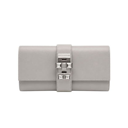 Hermes Medor Gris Perle Clutch