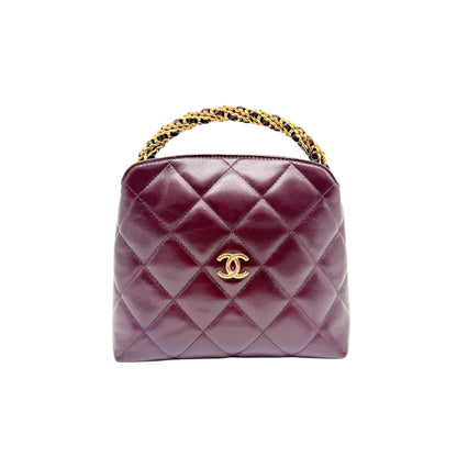 Chanel Burgundy Twisted Links Bag