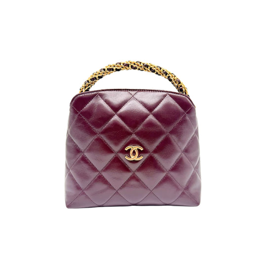 Chanel Burgundy Twisted Links Bag
