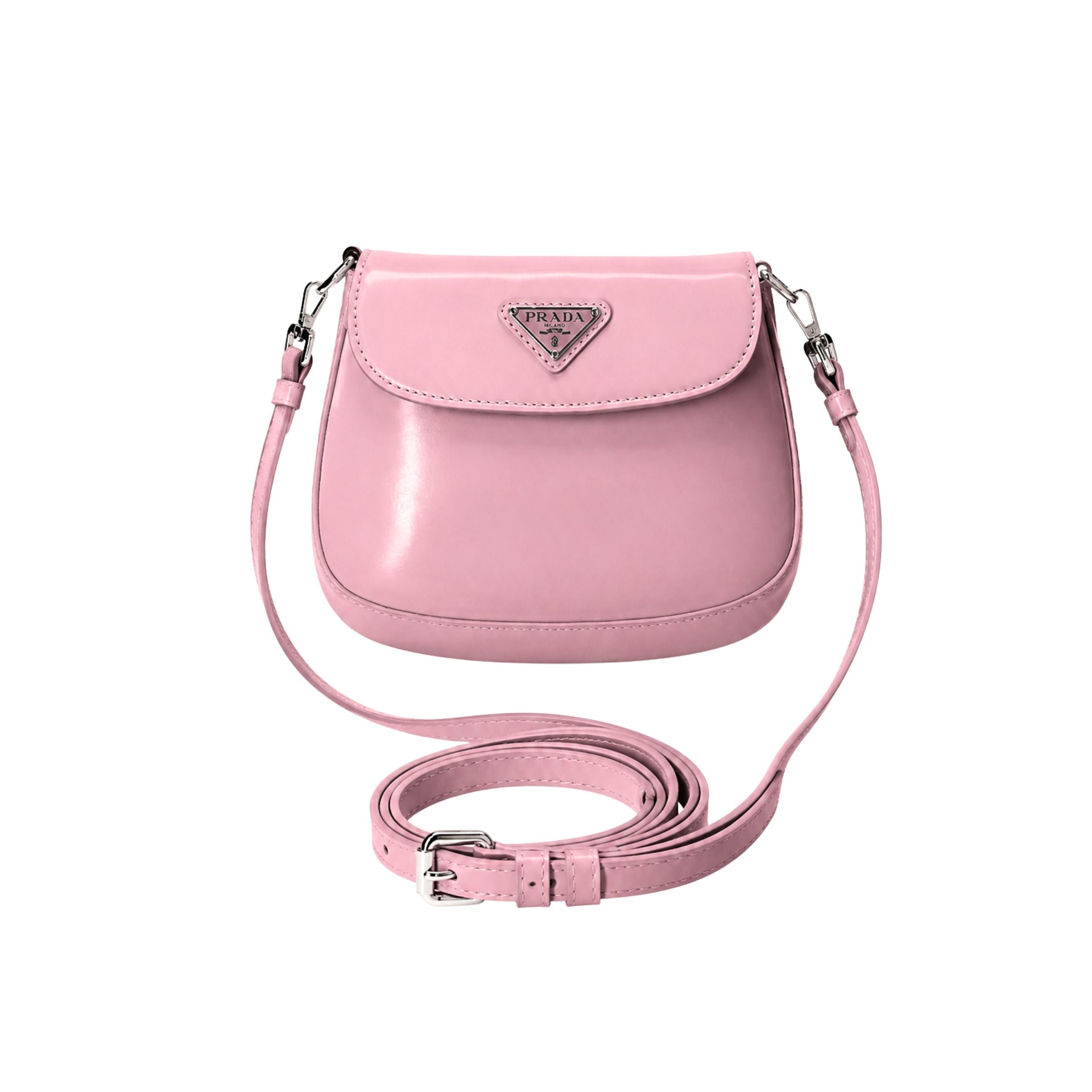 Prada Cleo Pink Mini Leather Crossbody Bag – Consign of the Times ™
