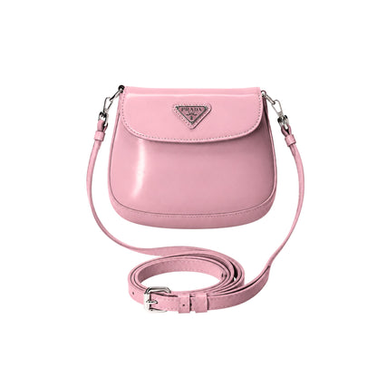 Prada Cleo Pink Mini Leather Crossbody Bag