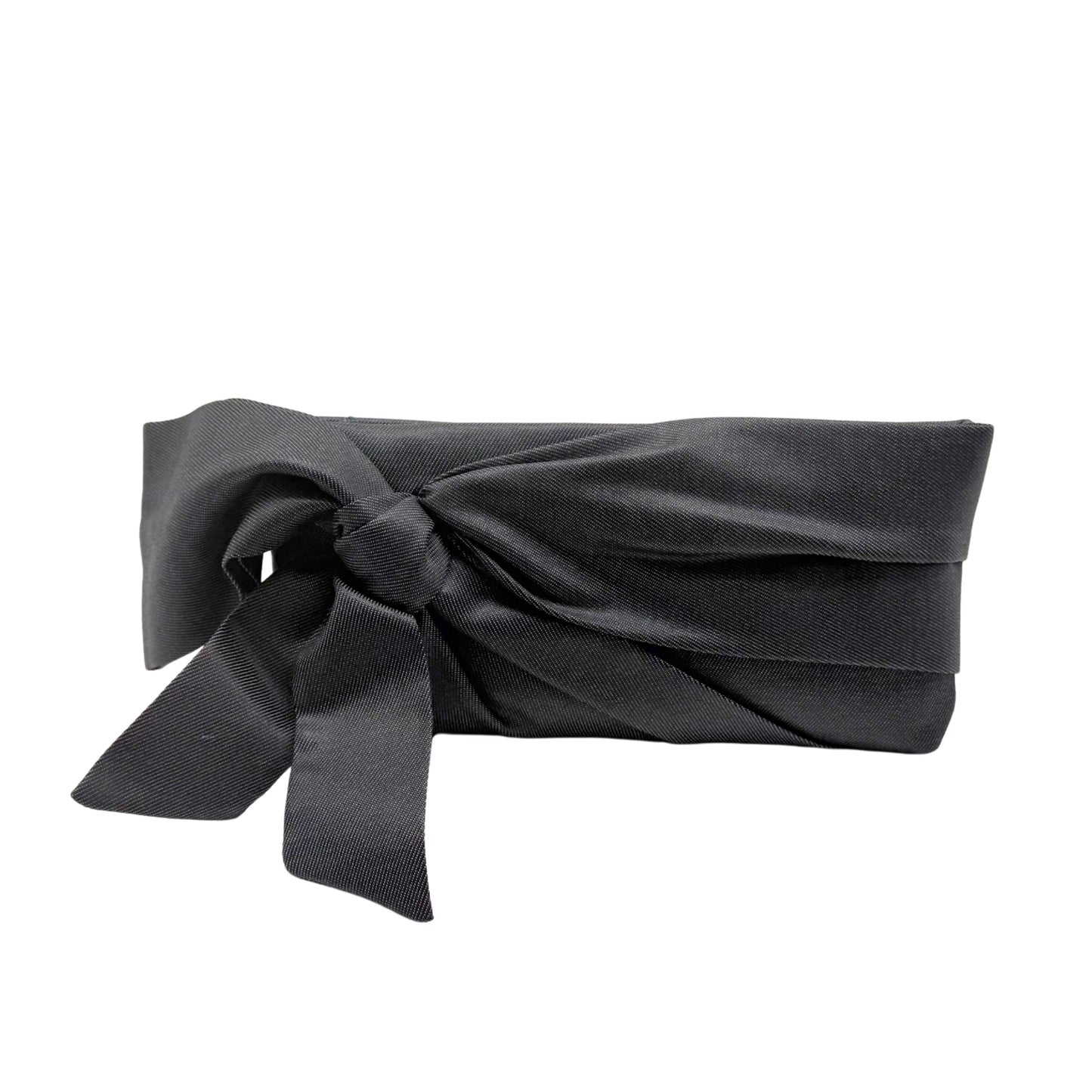 Valentino Denim Bow Clutch