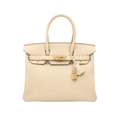 Hermes Birkin 30 Craie Togo Leather with Rose Gold Hardware