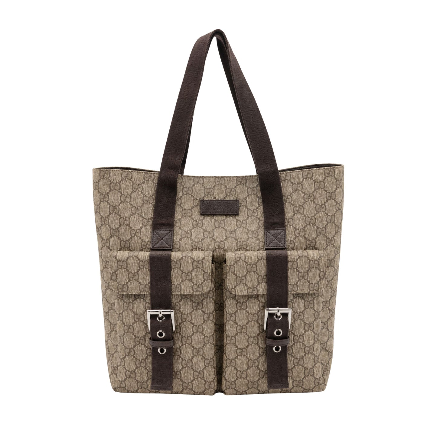 Gucci Brown Monogram Coated Tote