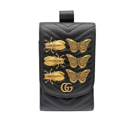 Gucci GG Marmont Insect Black Phone Case