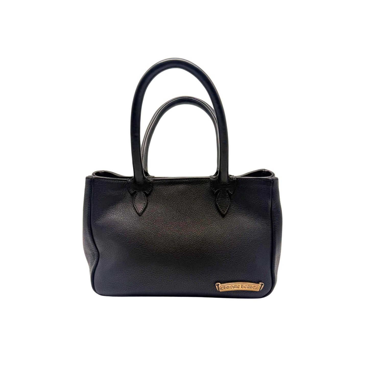 Chrome Hearts Black Leather Tote