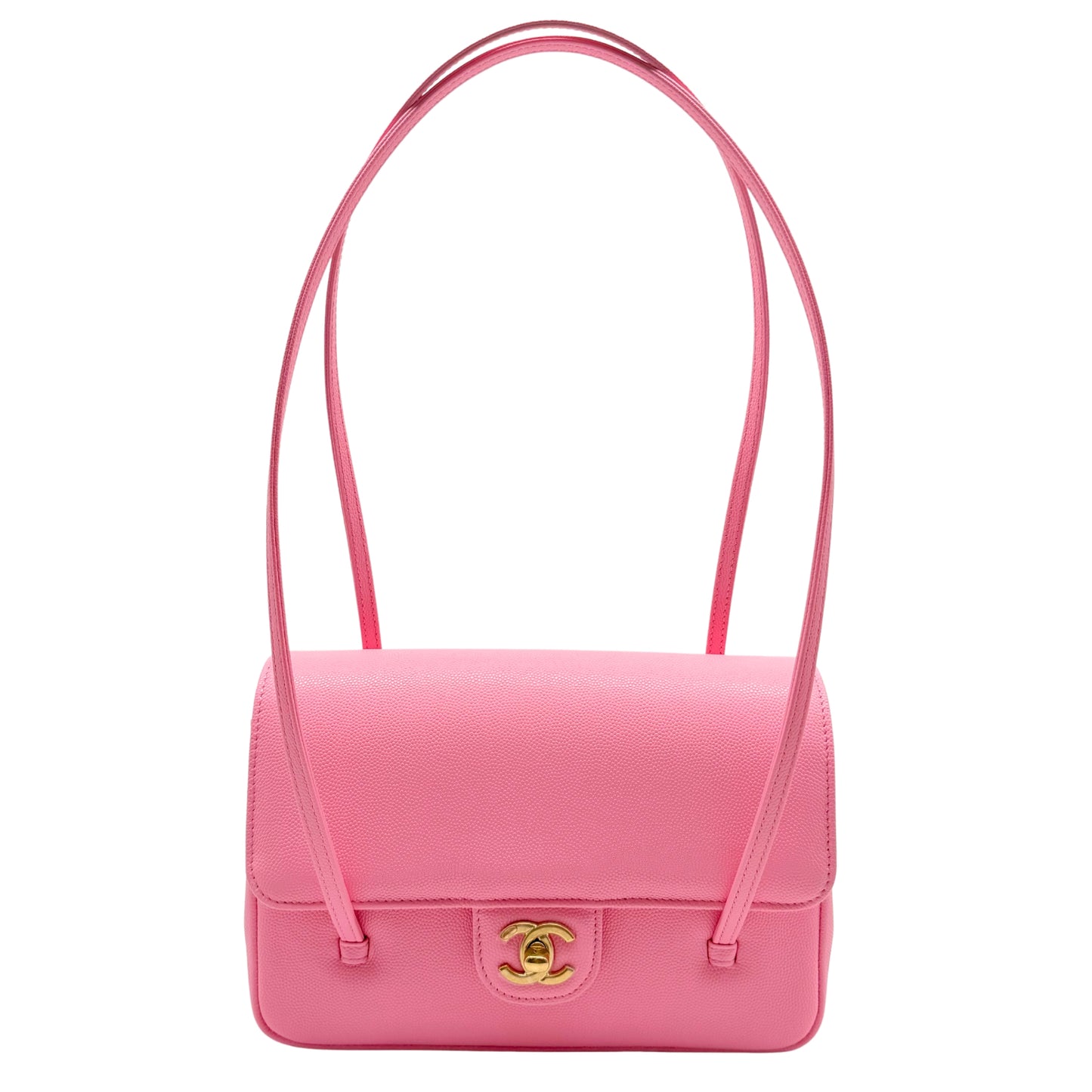 Chanel Coco Preppy Small Flap bag Pink Caviar