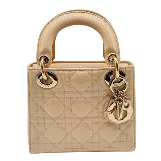 Dior Mini Lady Dior Beige Handbag