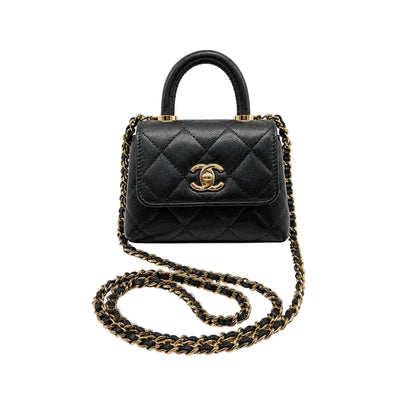 Chanel Black Nano Coco Handle