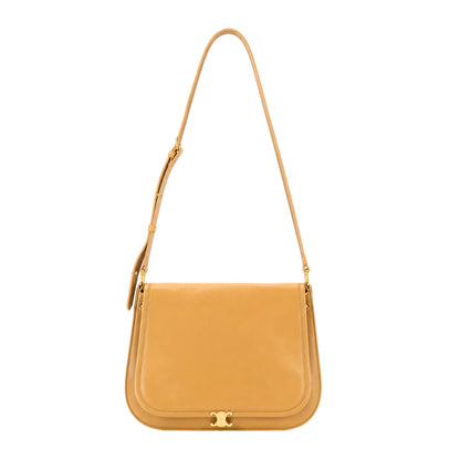 Celine Soft Triomphe Besace in Sand Castle Crossbody